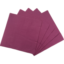 Servilleta Color Fucsia 25x25cm (20 Unidades)