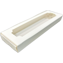 Caja Blanca 4 Alfajores Rectangular (50 Unidades)