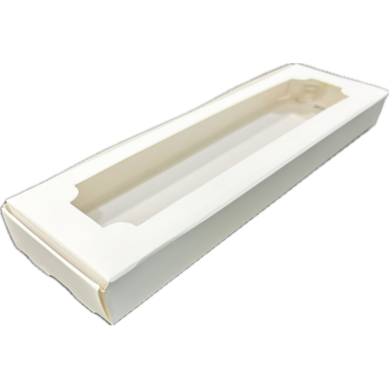 Caja Blanca 4 Alfajores Rectangular (50 Unidades)