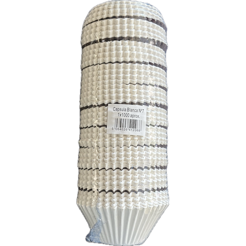 Cápsula de Papel N7 Honda Blanca Redonda