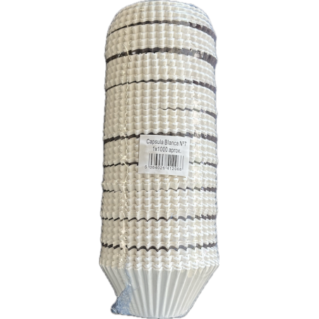 Cápsula de Papel N7 Honda Blanca Redonda