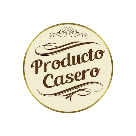 Rollo Etiqueta Producto Casero Beige