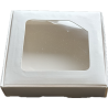 Caja Blanca 10X10 con Mica Cuadrada (50 Unidades)