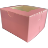 Caja Rosada Cuadrada 10x10x6cm (25 Unidades)