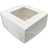 Caja Blanca Cuadrada 16x16x7,5cm (25 Unidades)