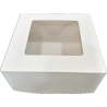 Caja Blanca Cuadrada 16x16x7,5cm (25 Unidades)