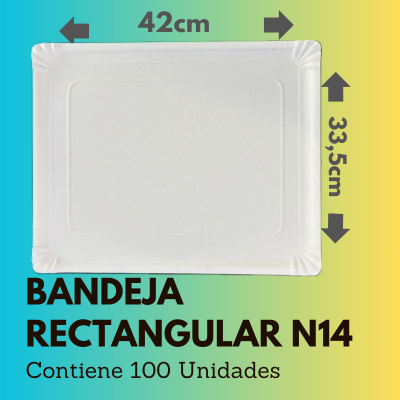 Bandeja Rectangular N14 [X100]